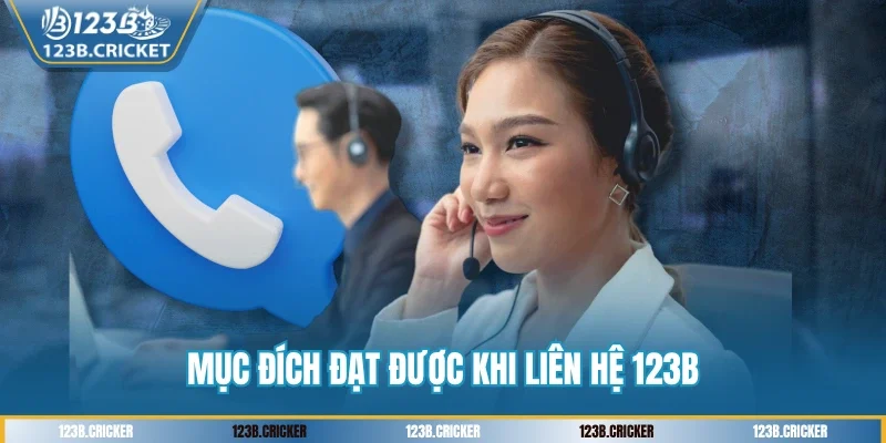 Mục đích đạt được khi liên hệ 123B